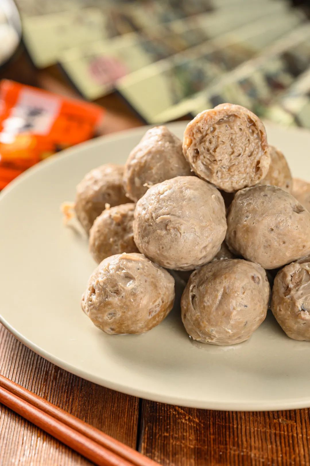 48元斤爆汁牛肉丸弹过乒乓球潮汕人返工行李箱里必带ta