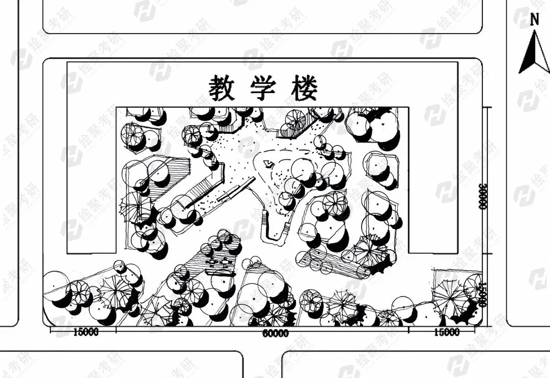 校园中庭方案平面设计3场地形式设计2平面形式构成设计1请欣赏2020