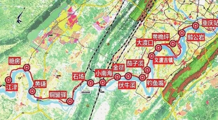 三个多月过去了成渝铁路重庆至江津站段改造工程有了新进展