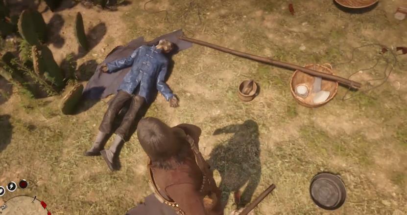 《荒野大镖客2》发现惨死野外的华工尸体!搜出一封信,得知真相