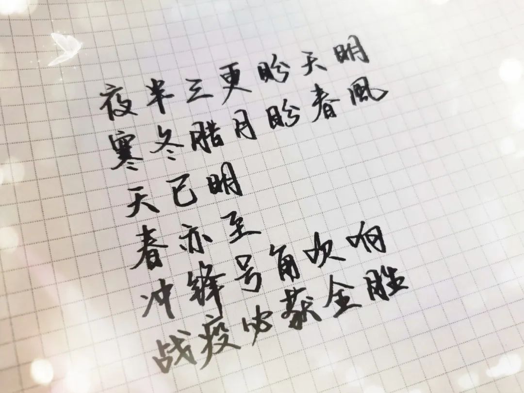 宅家战疫丨三行情书作品展示第八期