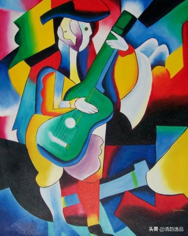 当代西方影响最深远的艺术家之一立体画派创始人毕加索作品