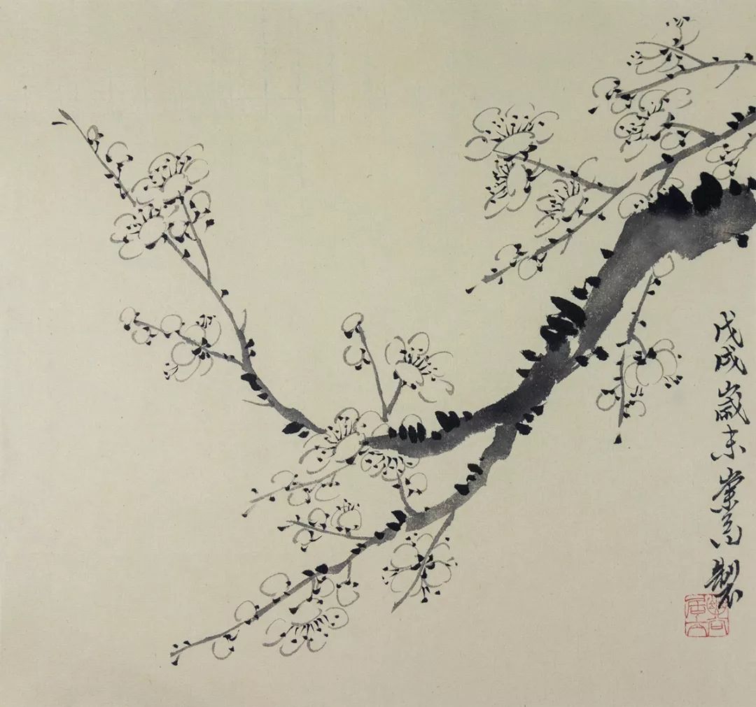 水墨梅兰竹菊100幅格调不俗