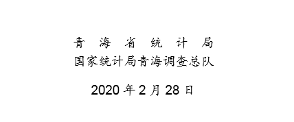 青海省2019年国民经济和社会发展统计公报