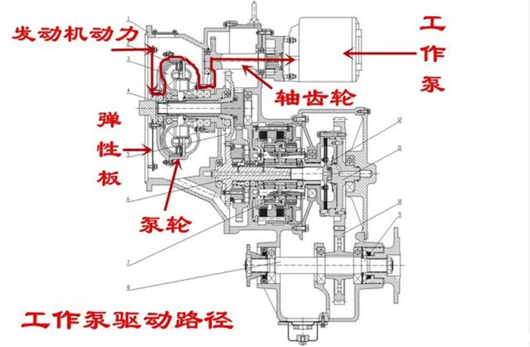 铲车265变速箱维修图图片