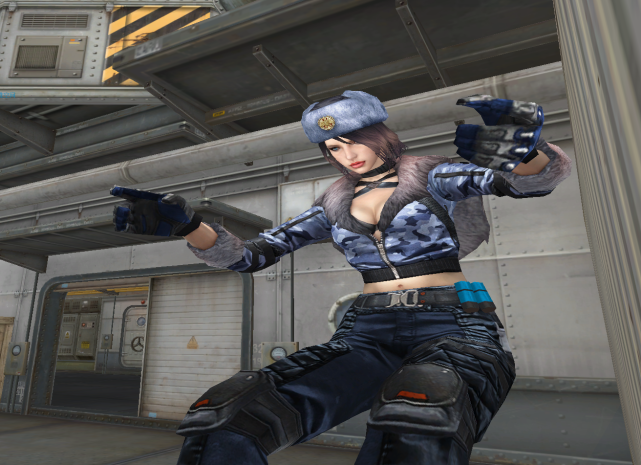 cf:一毛没花的角色娜塔莎!换个角度,仔细看!很性感!