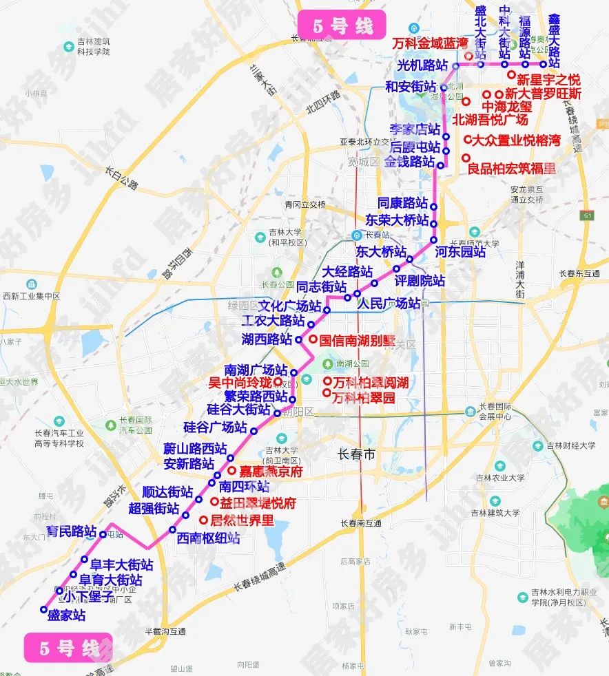 快线5号公交车路线图图片