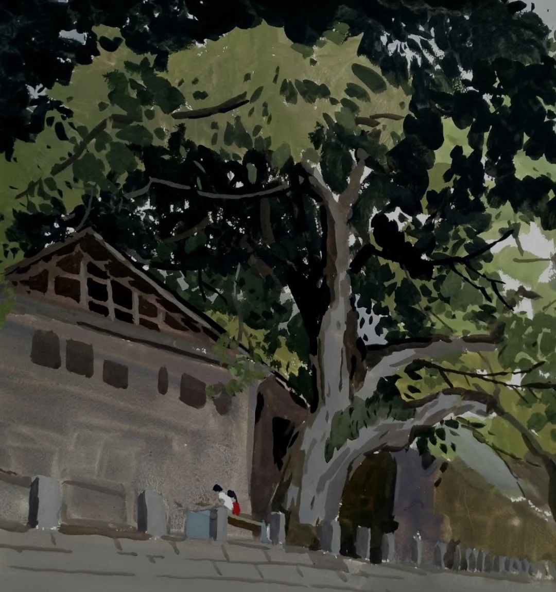 蒋才坤教授水粉画艺术作品赏析