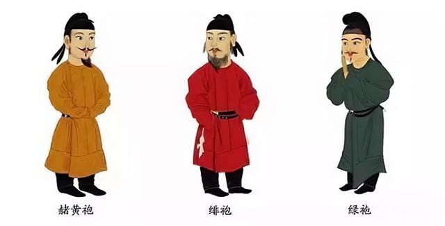 (二)官服颜色的不同.