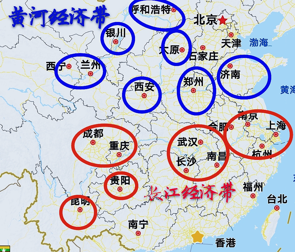 黃河經濟帶6個國家級城市群3個進入全國前十這個發展潛力最大