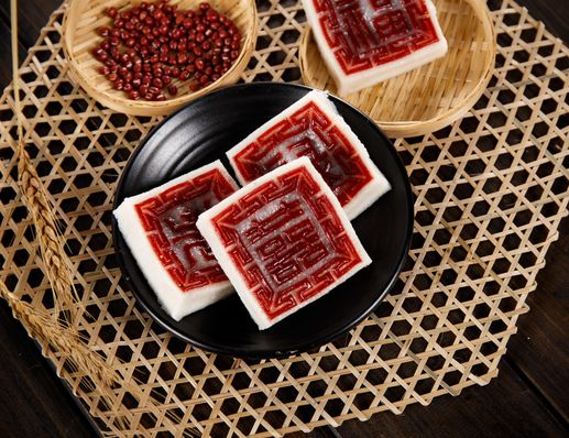 打卡舌尖上的美食好吃不贵的正宗梁弄大糕来啦皮软不粘牙好吃到爆