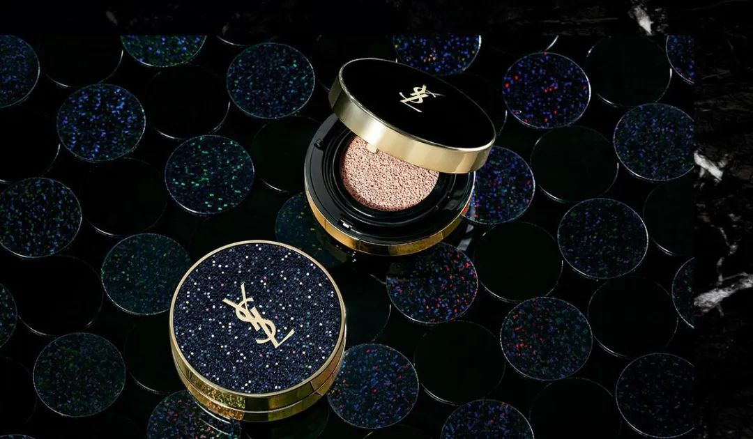 高定闪片耀世来袭ysl圣罗兰星钻墨水气垫