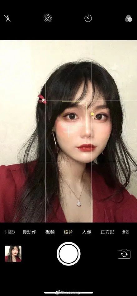 原相机自拍有多美我又心动了