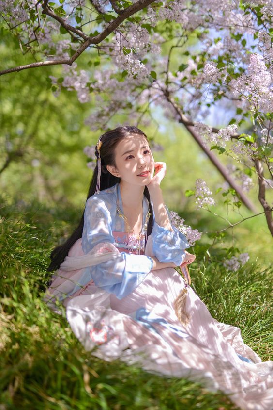 原创十二星座女专属古装金牛撞色水瓶清凉天秤含苞待放