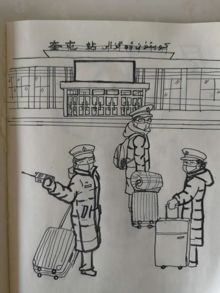 做好新型冠状病毒感染的肺炎疫情防控工作,奎屯站每日对客运站候车室