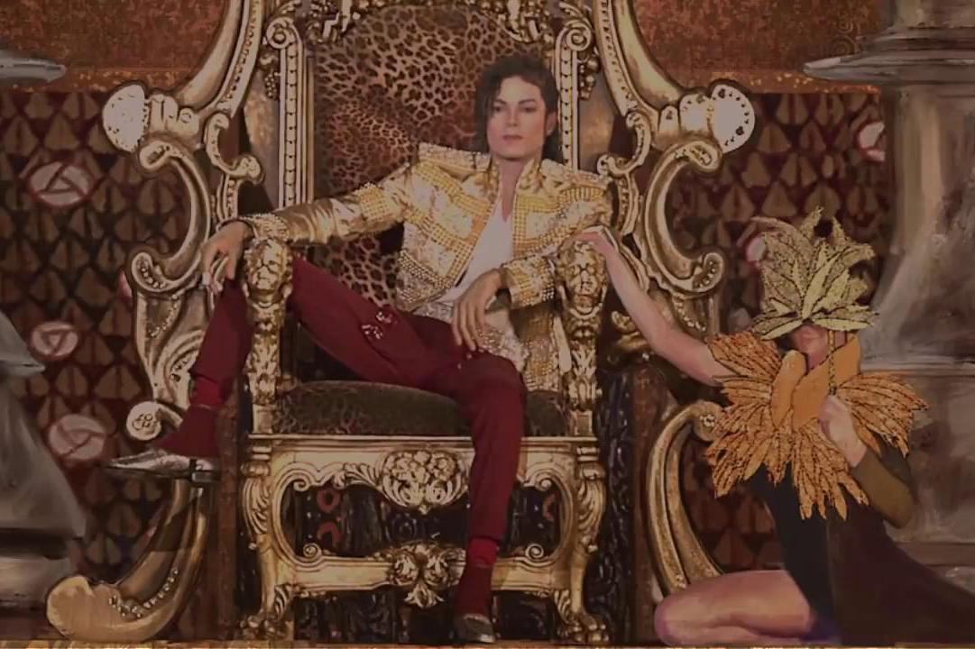 王座上的男人,迈克尔杰克逊全息投影,上演经典一幕!