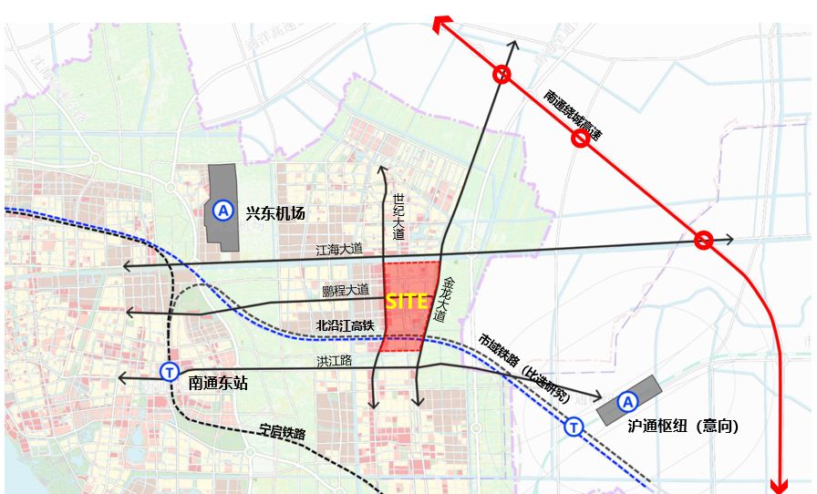 2在《南通市城市总体规划(2017-2035》中,金沙湾新区区域被纳入到了