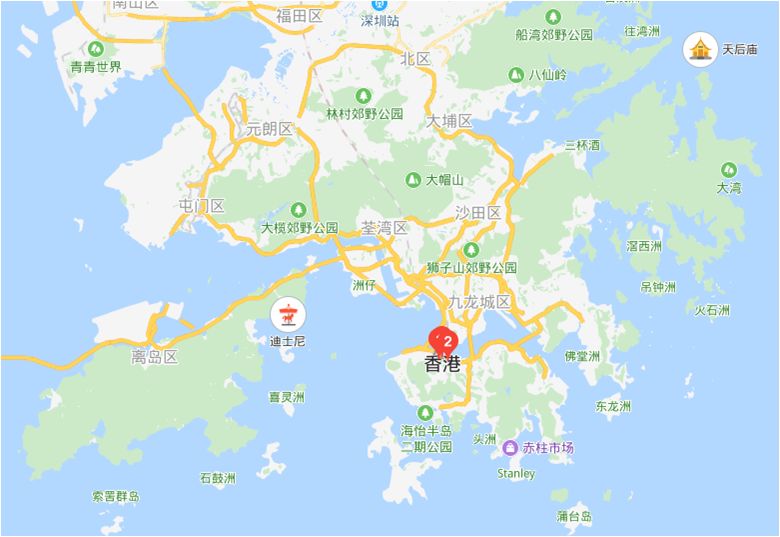 平面地图可能看得清楚些有没有看出像某种动物?马.独角兽.有没有?