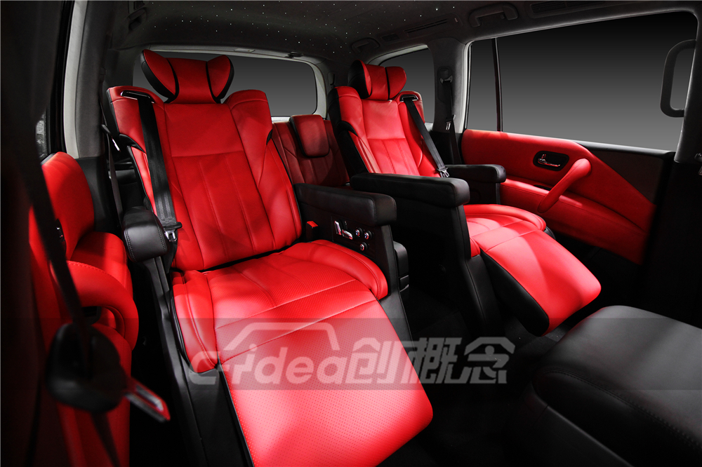 日产途乐将内饰改装进行到底红色内饰诠释青春激情