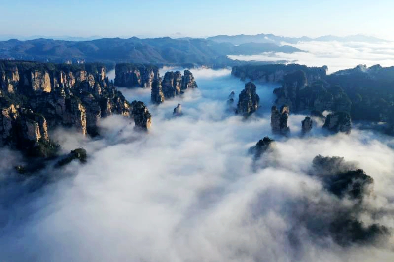 张家界大峡谷,天门山3月2日恢复开放啦!_景区