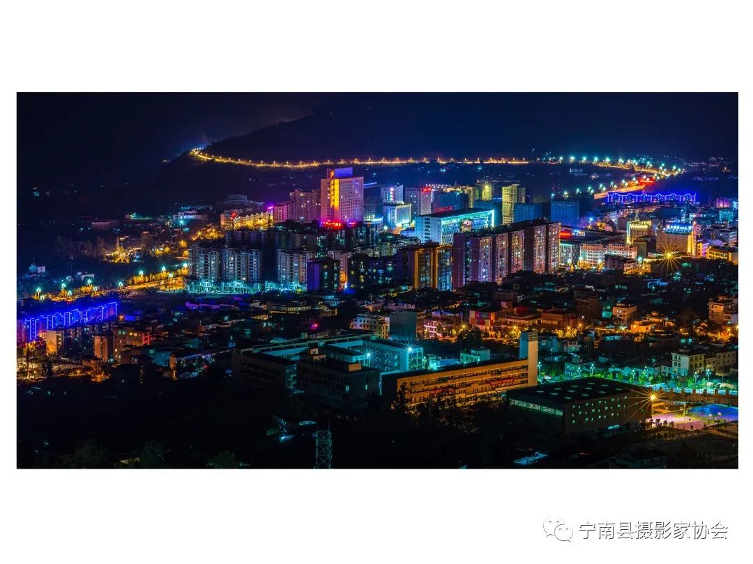 宁南县夜景图片