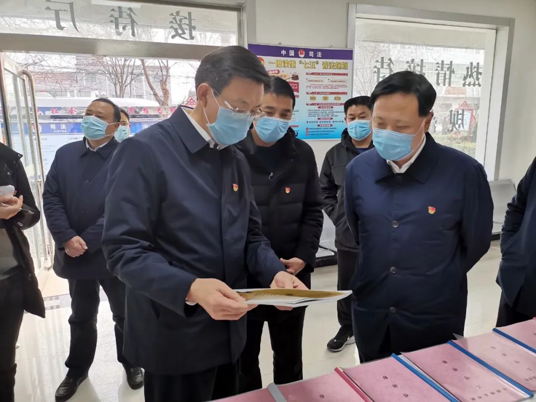淮阳区委书记马明超带队到白楼镇调研平安建设工作