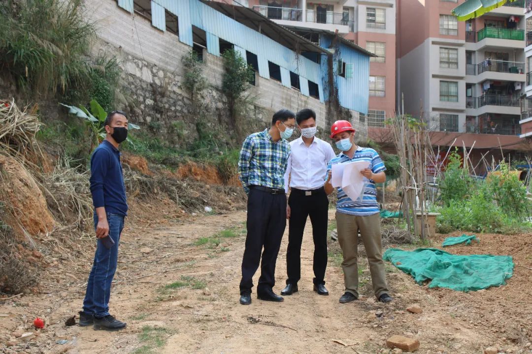 县领导吴月德到南江口镇调研南江大桥建设情况
