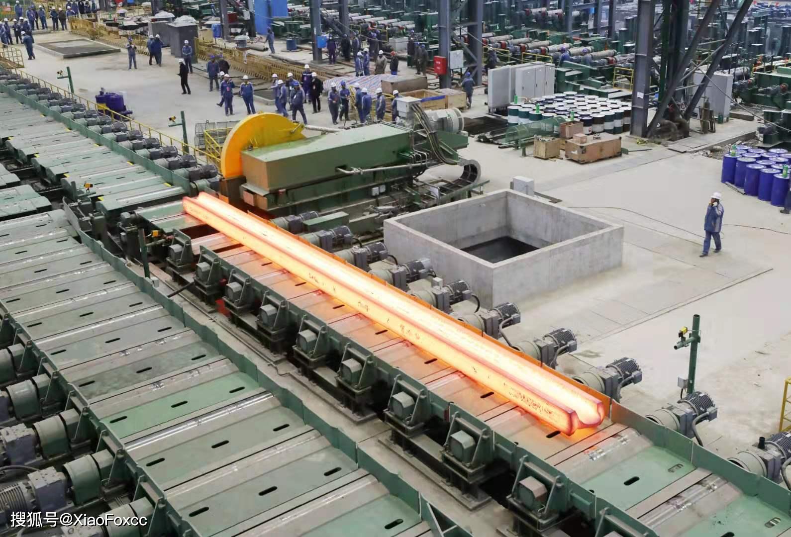 中国一重集团公司研制的国内首套重型h型钢开坯机组在马钢一次热负荷