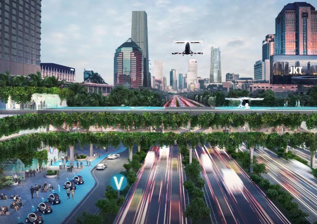 建筑与航空巨头合作研究将空中交通融入城市环境