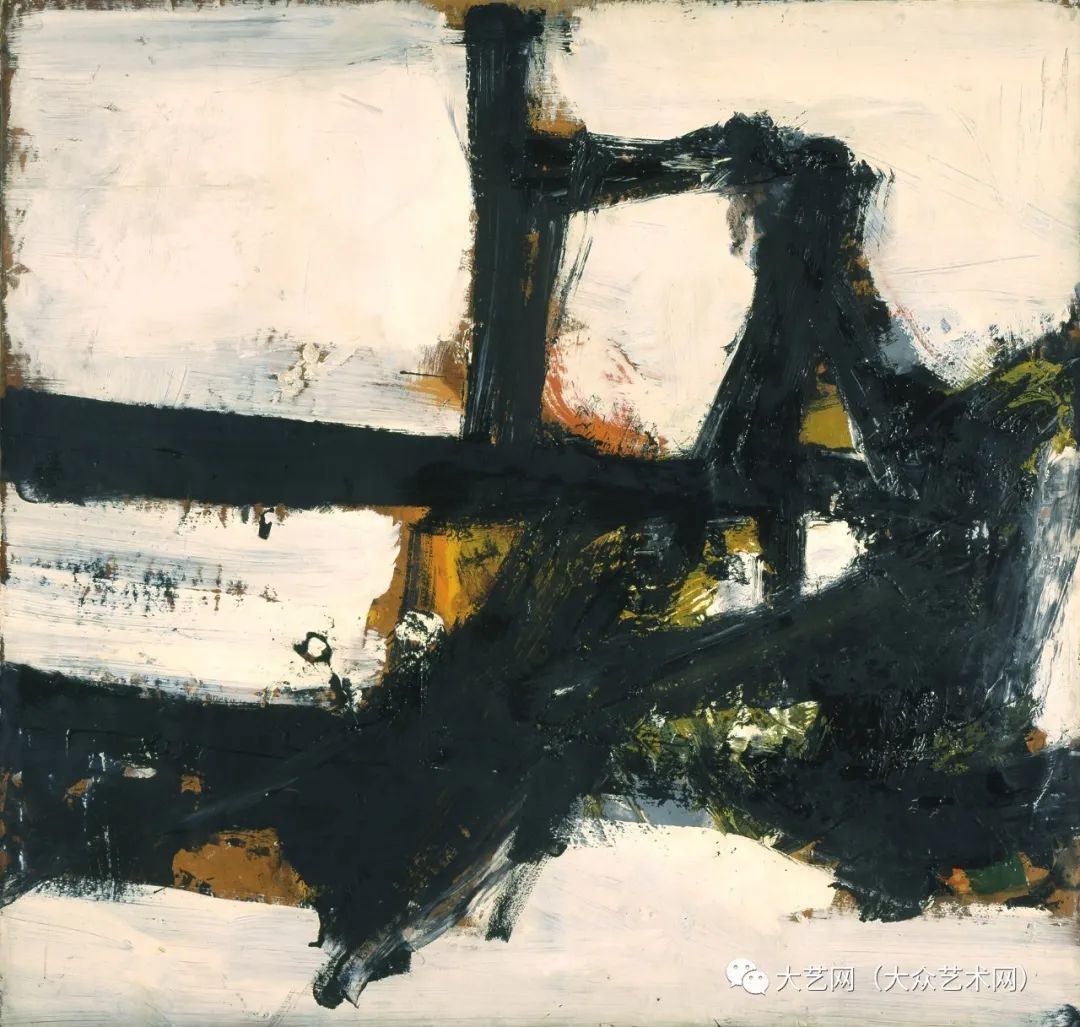 美国抽象表现主义画家弗朗兹·克莱恩(franz kline)经典绘画作品
