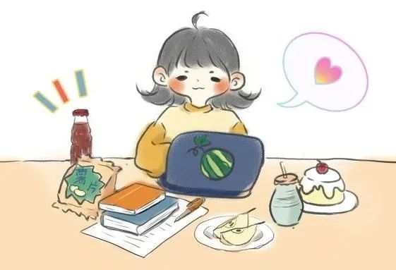 在家里上西华西瓜籽是这样上网课的