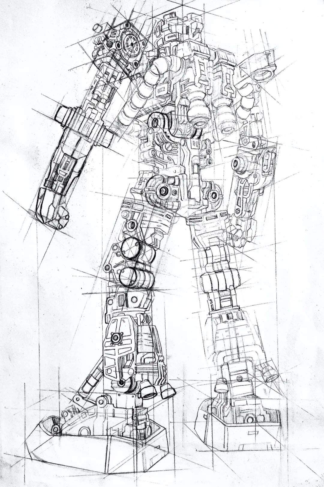 图片太少了 最后一张工作台凑数哈哈哈手绘以后用ps做成蓝图感觉还挺
