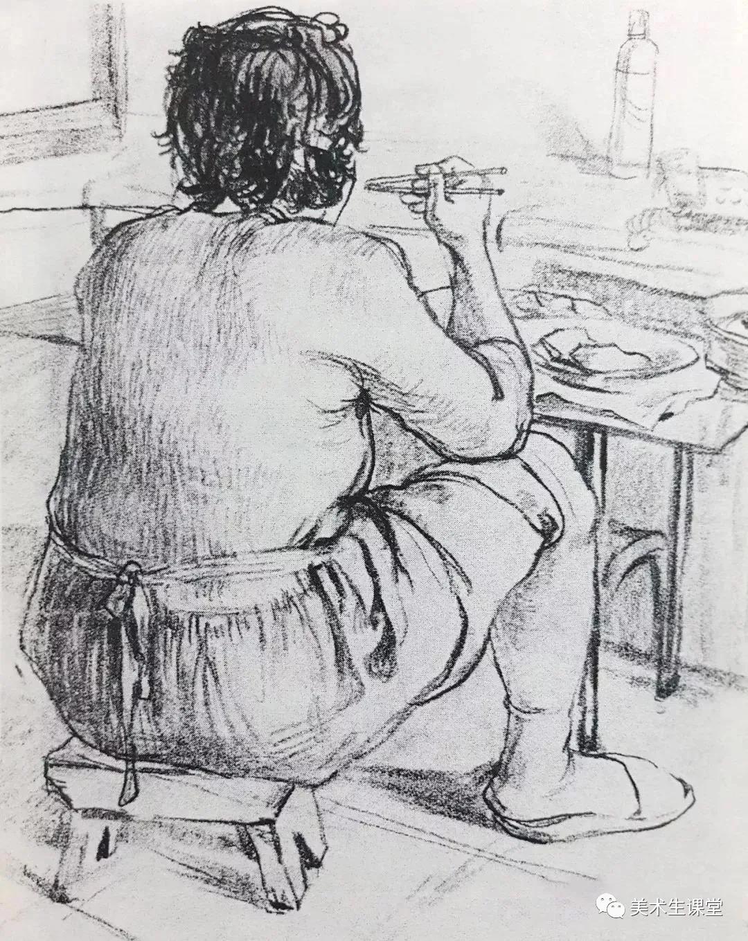 央美附中经典留校作品速写赏析篇