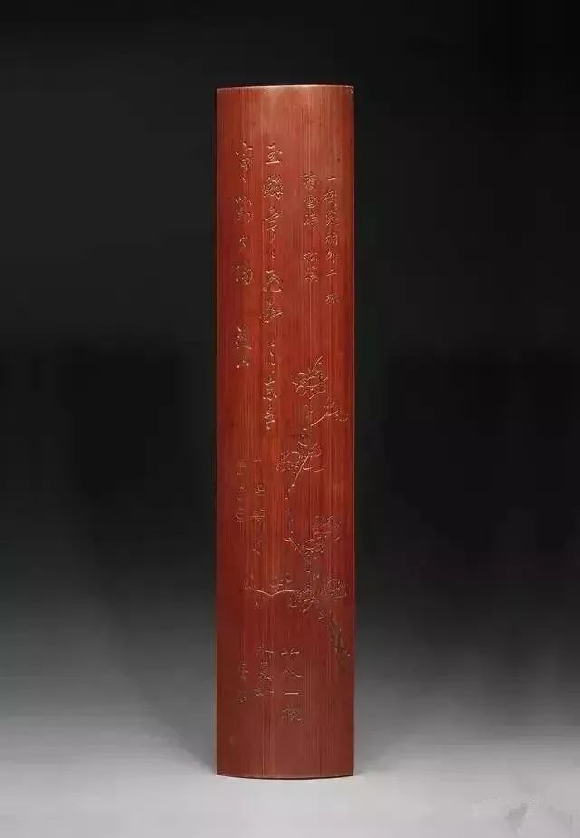 明清竹刻臂搁的形制与风格