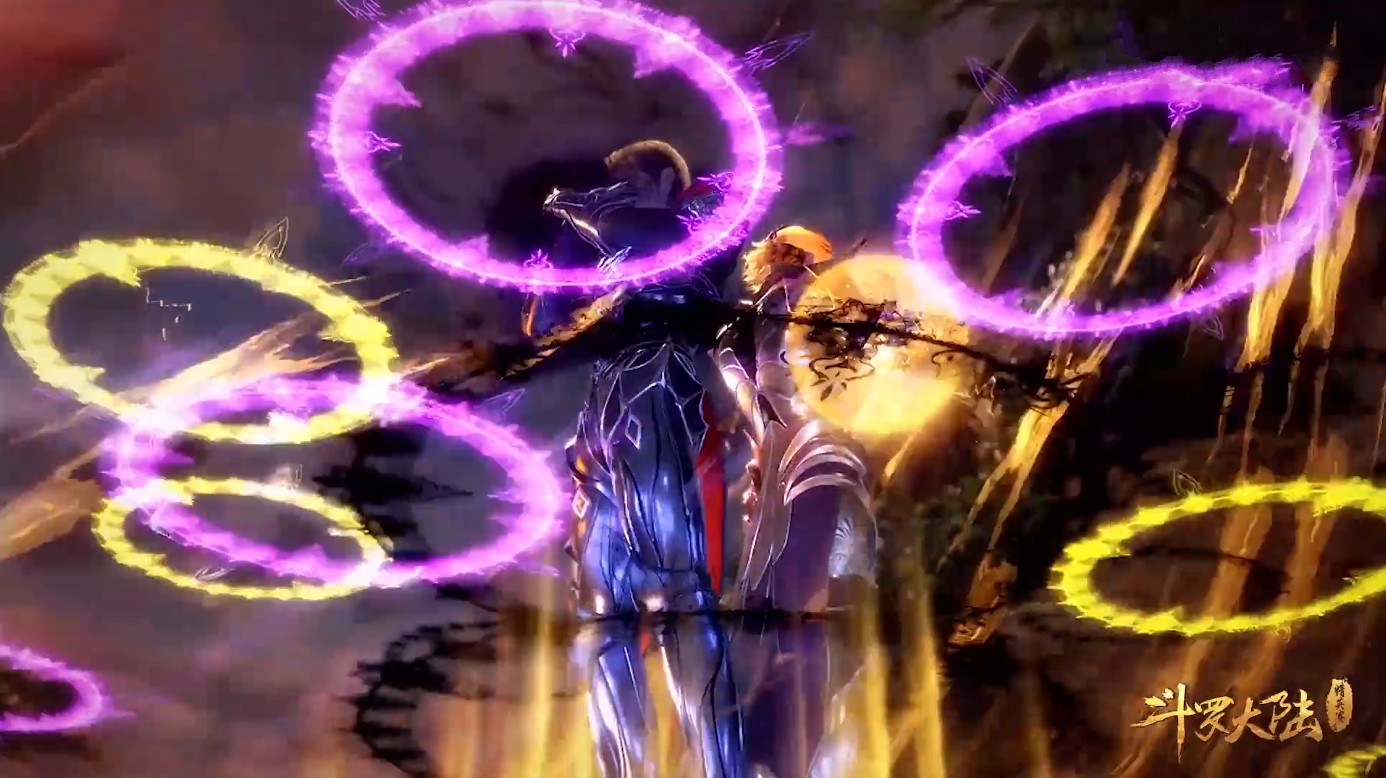 原创当封号斗罗九环齐开菊斗罗跳舞毒斗罗放毒而他走猫步