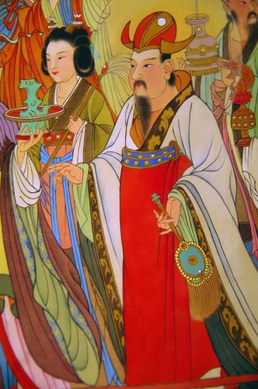 任率英工笔重彩赋色八十七神仙卷仿旧绢本