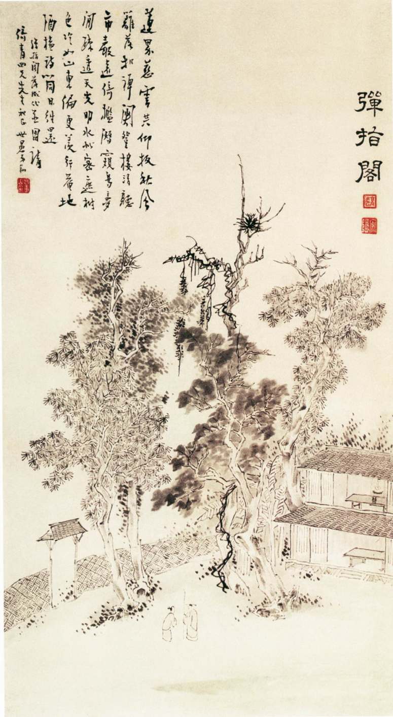 扬州八怪中画风简淡秀雅的画家高翔作品欣赏