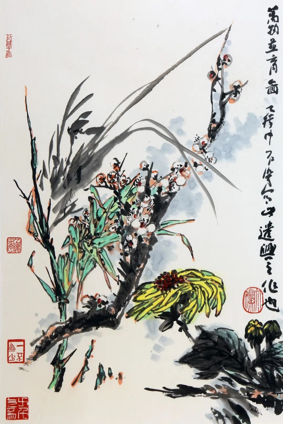 笔墨· 战"疫" | 王石染 — "抱朴守真"花鸟作品微展