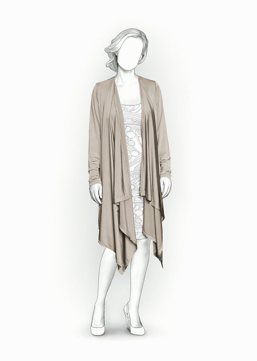 25款ol通勤女装(效果图 款式图 uv贴图)