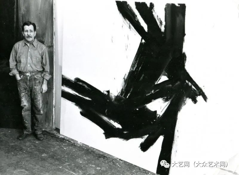 美国抽象表现主义画家弗朗兹·克莱恩(franz kline)经典绘画作品