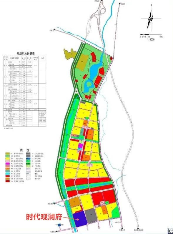 会理县城北片区详细控制规划图