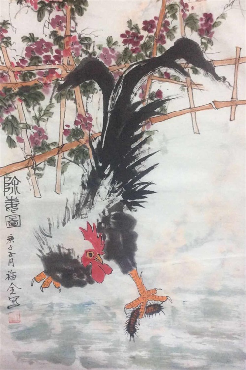淮安市前进书画院举办抗击疫情书画网络展_国画