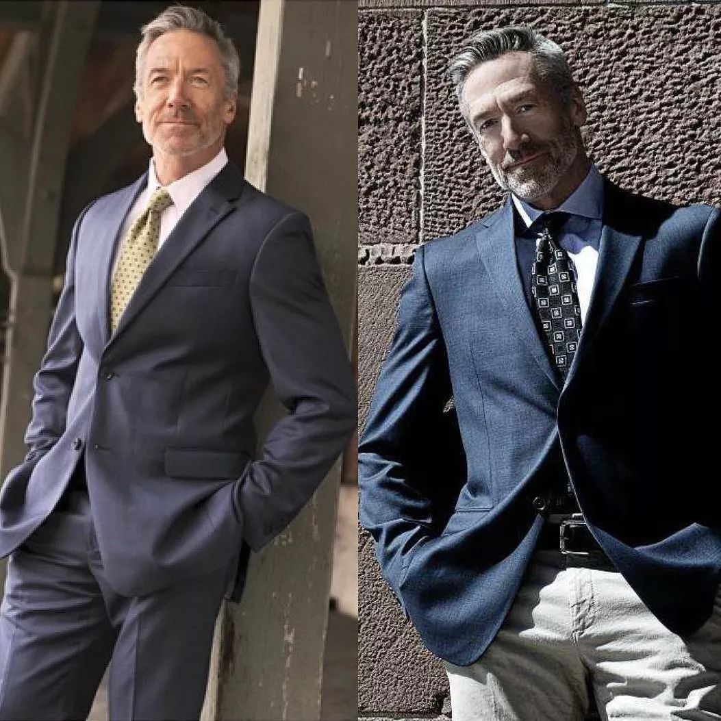 60岁的"肌肉甜爹"穿上正装,目测才是终极大boss!_clayton