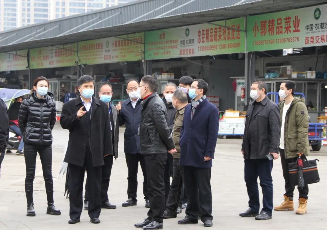 摸实情,解难题!省商务厅副厅长韩杰来农港城市场开展"三服务"调研活动