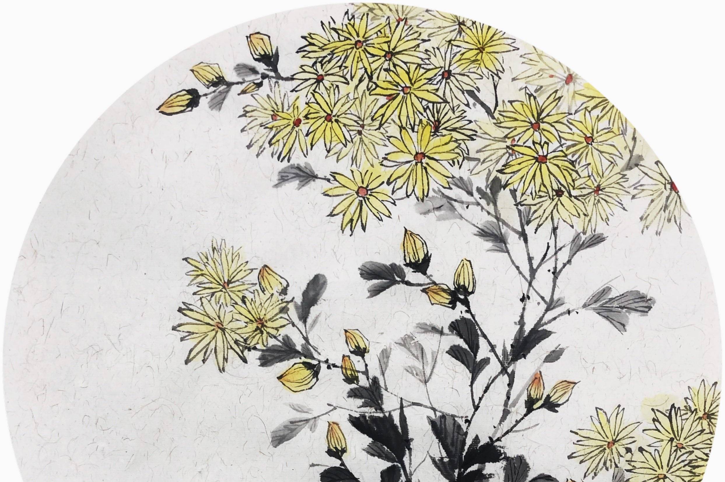 国画小品小野花的绘画步骤