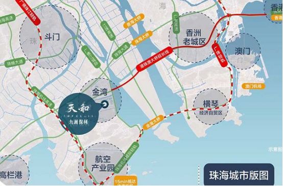 珠海洪鹤大桥详细路线图片