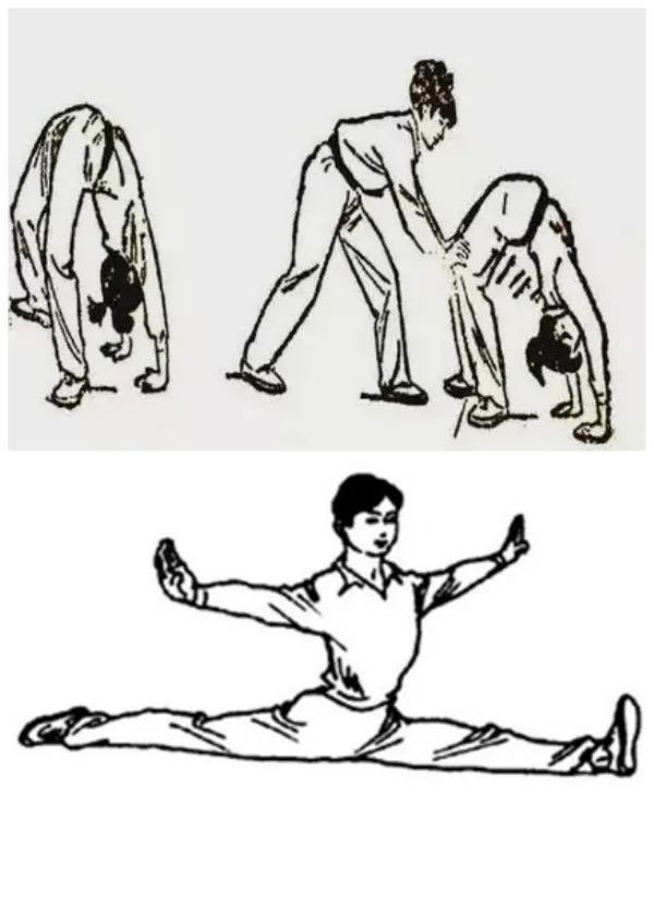 那时候压腰和压腿可是大家的噩梦,因为实在是太疼了!