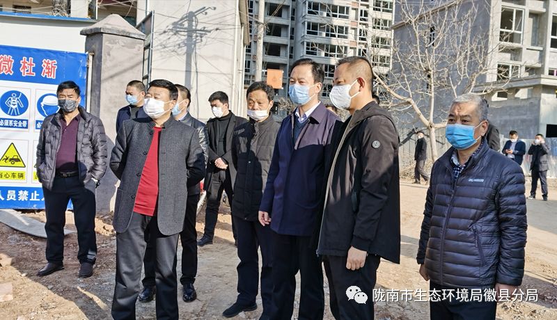 美丽徽县我是行动者付小龙督查城区环境空气质量管控工作