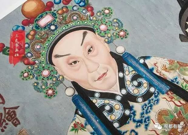 精美印制《同光十三绝》画芯,彰显京剧票友的本色