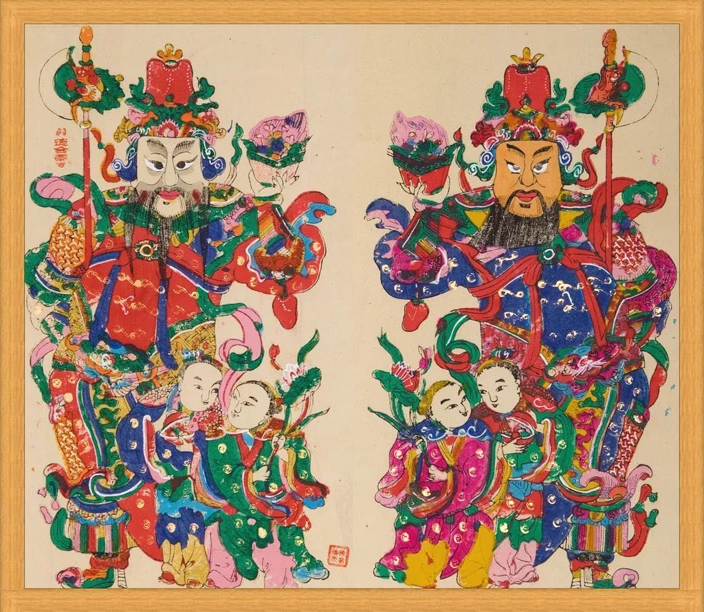 桃花坞木刻年画代表作《门神》非遗公益行 世茂一直在努力作为综合